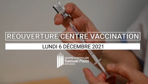 Réouverture centre de vaccination - Agrandir l'image, .JPG 58Ko (fenêtre modale)